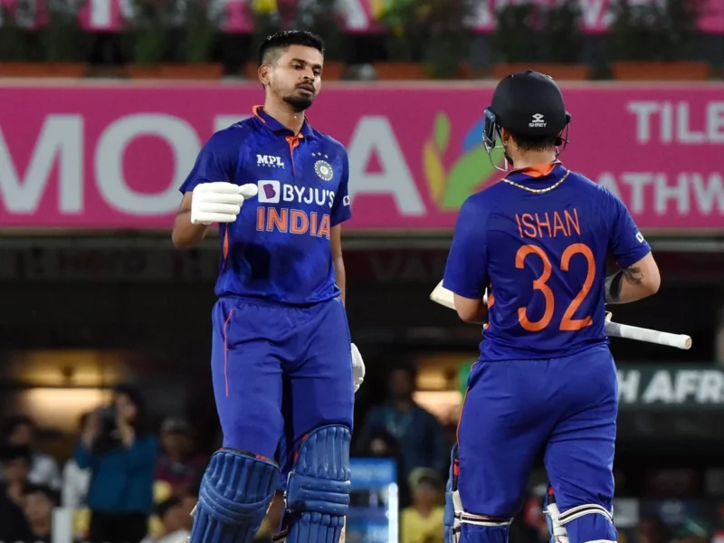 Shreyas Iyer and Ishan Kishan, India