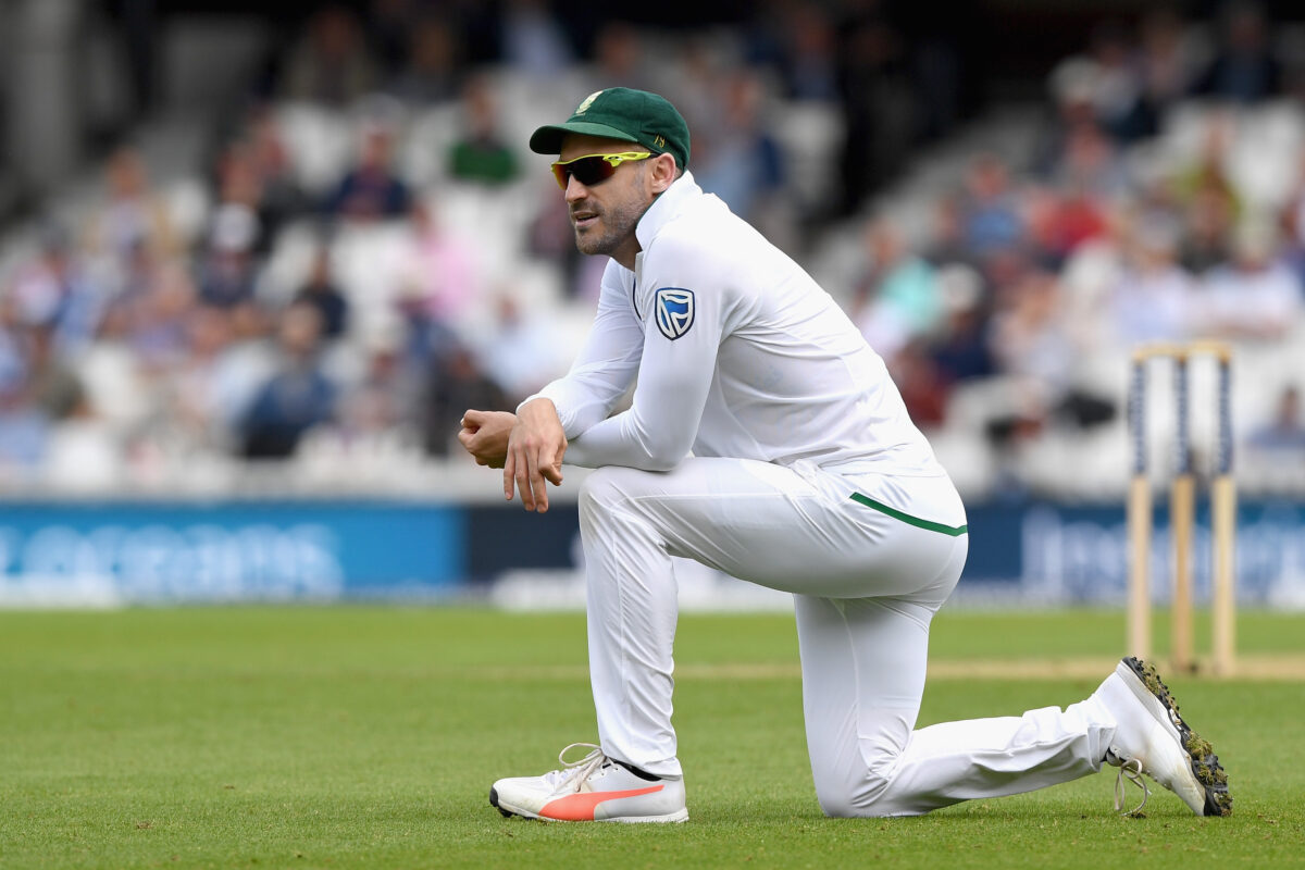 Faf du Plessis. (Photo by Shaun Botterill/Getty Images)