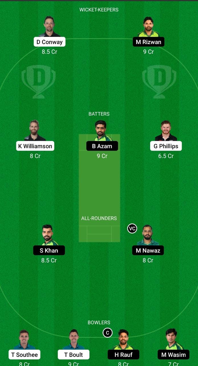 Today Match Team NZ Vs PAK Dream11 Prediction, Fantasy Cricket Tips ...