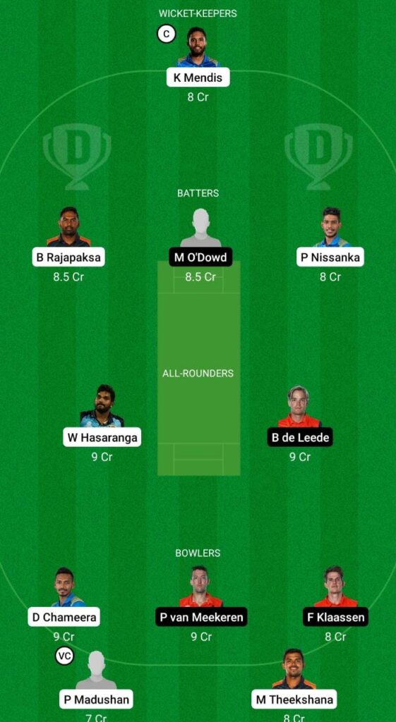 SL vs NED Dream11 Prediction, Fantasy Cricket Hints ICC T20 World Cup 2022:  Captain, Vice-Captain, Probable Playing 11s For Today