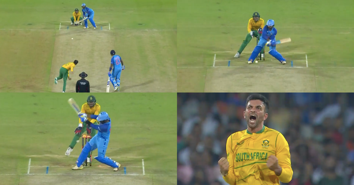 Watch: Dinesh Karthik Gets His Stumps Disturbed Trying To Play A Funky Shot In 3rd IND vs SA T20I
