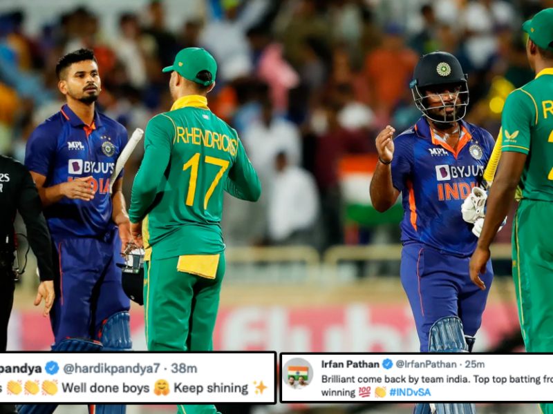 Twitter Reacts As Shreyas Iyer, Ishan Kishan, Mohammed Siraj Help India Win 2nd ODI And Level The Series 1-1 vs South Africa