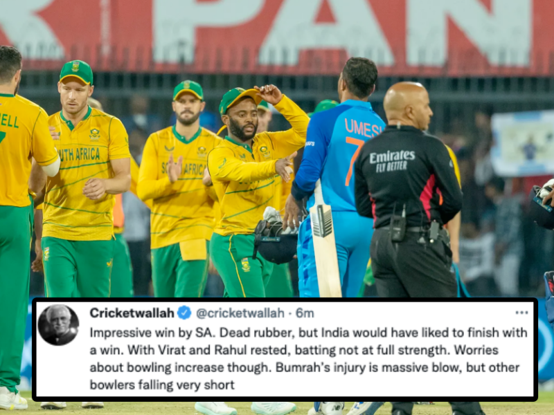 Twitter Reacts As South Africa Crush India By 49 Runs In 3rd T20I In Indore To Avoid Clean Sweep