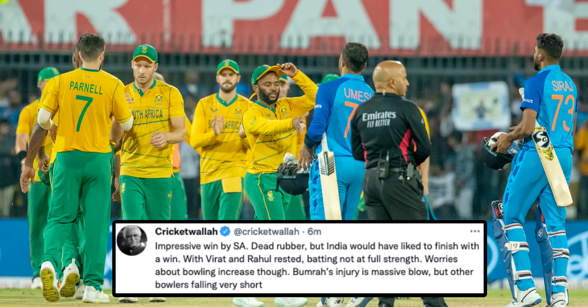 Twitter Reacts As South Africa Crush India By 49 Runs In 3rd T20I In Indore To Avoid Clean Sweep