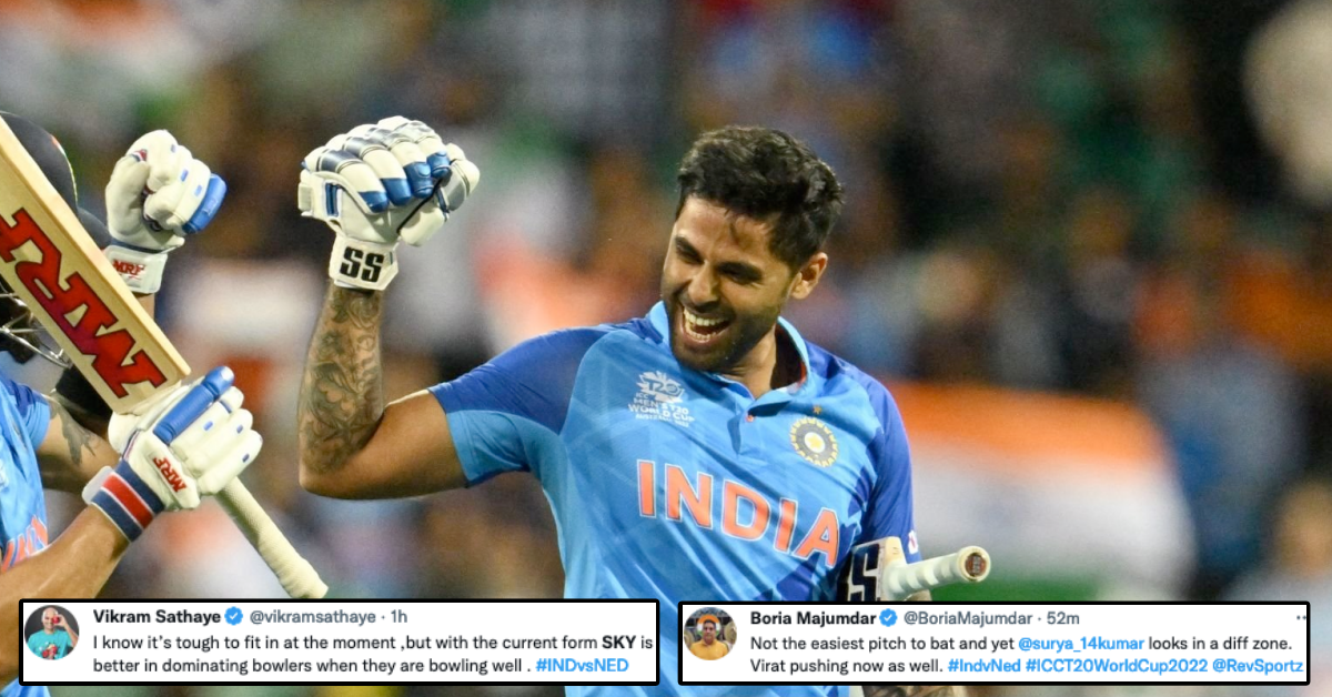 Twitterverse Goes Crazy As Suryakumar Yadav Hits A Six On The Final Ball To Reach 50 In India Vs Netherlands ICC T20 World Cup 2022 Match