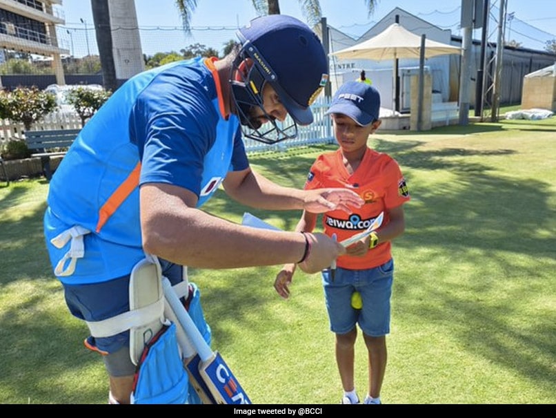 Rohit Sharma requested an 11-year-old to bowl at him.