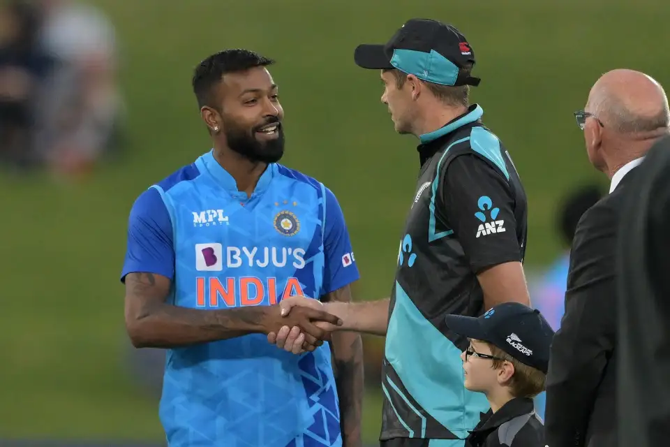 Hardik Pandya and Tim Southee, IND vs NZ 