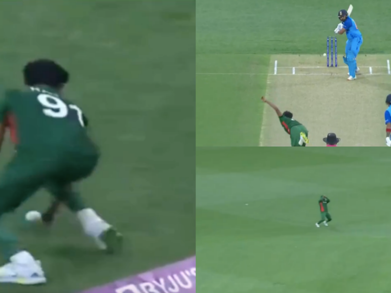 Watch: Hasan Mahmud Gets Rid Of Rohit Sharma After Dropping His Catch In IND vs BAN ICC T20 World Cup 2022 Game