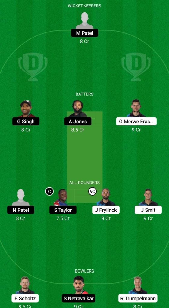 USA vs UAE Dream11 Prediction Today Match, Dream11 Team Today, Fantasy  Cricket Tips, Playing XI, Pitch Report, Injury Update- ICC CWC Qualifiers  Playoff ODI, Match 7 - Sprinters Games