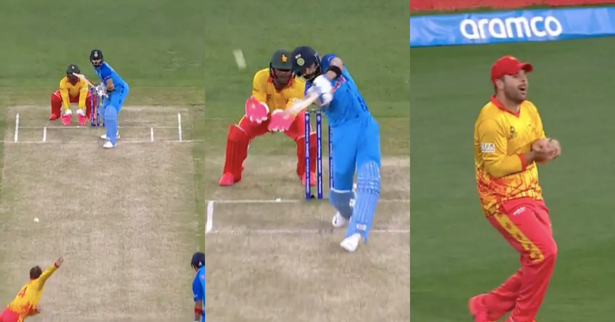 Watch: Sean Williams Gets Rid Of Virat Kohli In His First Over In IND vs ZIM Game At MCG