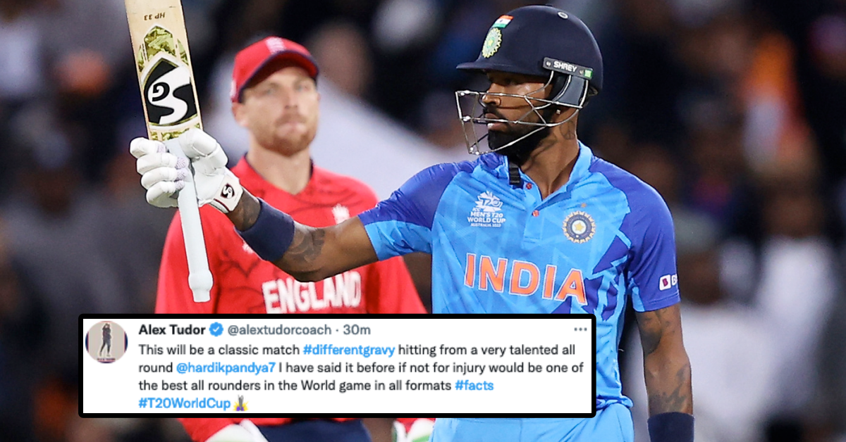 “Knock Of His Lifetime” – Twitter Reacts As Hardik Pandya Decimates England Bowlers In ICC T20 World Cup 2022 Semi-final