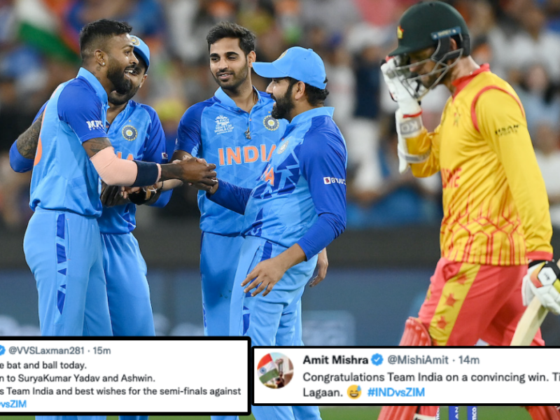 Twitter Reacts As India Crush Zimbabwe By 71 Runs To Finish As Group 2 Table-toppers In T20 World Cup 2022