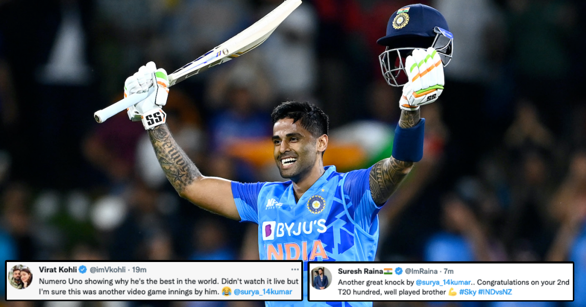 “Unbelievable, Crazy, Insane” – Twitter Erupts As World No.1 Batter Suryakumar Yadav Hits Sensational Century vs New Zealand