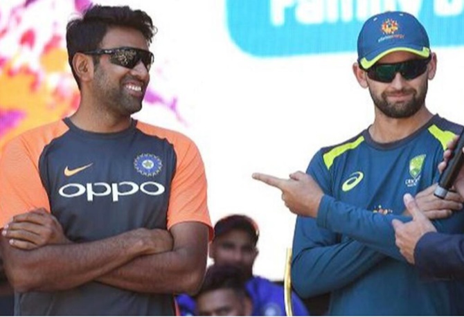 Ravichandran Ashwin and Nathan Lyon
