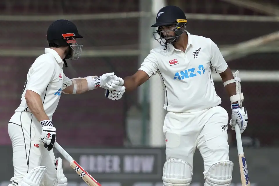 Kane WIlliamson AND Ish Sodhi (PC-AP)