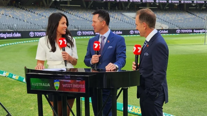 Ricky Ponting and Justin Langer