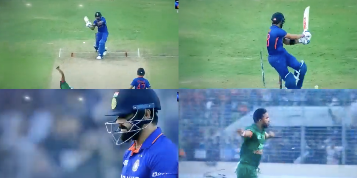 Watch: Virat Kohli Dejected After Being Dismissed By Ebadot Hossain For 5 In IND vs BAN 2nd ODI In Mirpur
