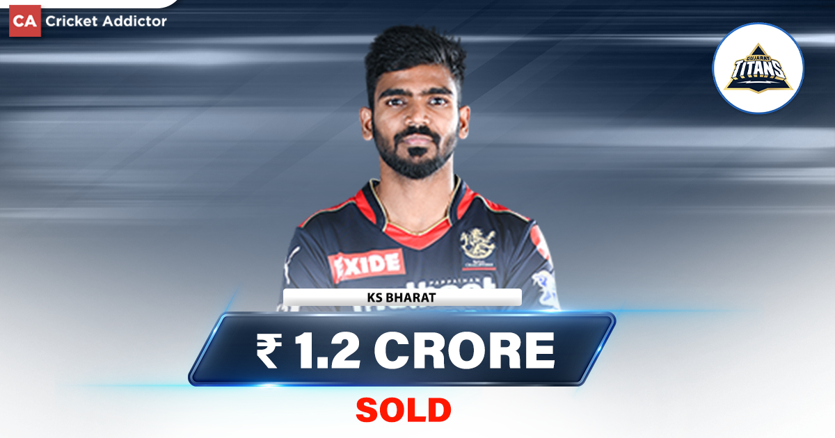 Vizag cricketer KS Bharat to don Gujarat Titans jersey in IPL 2023