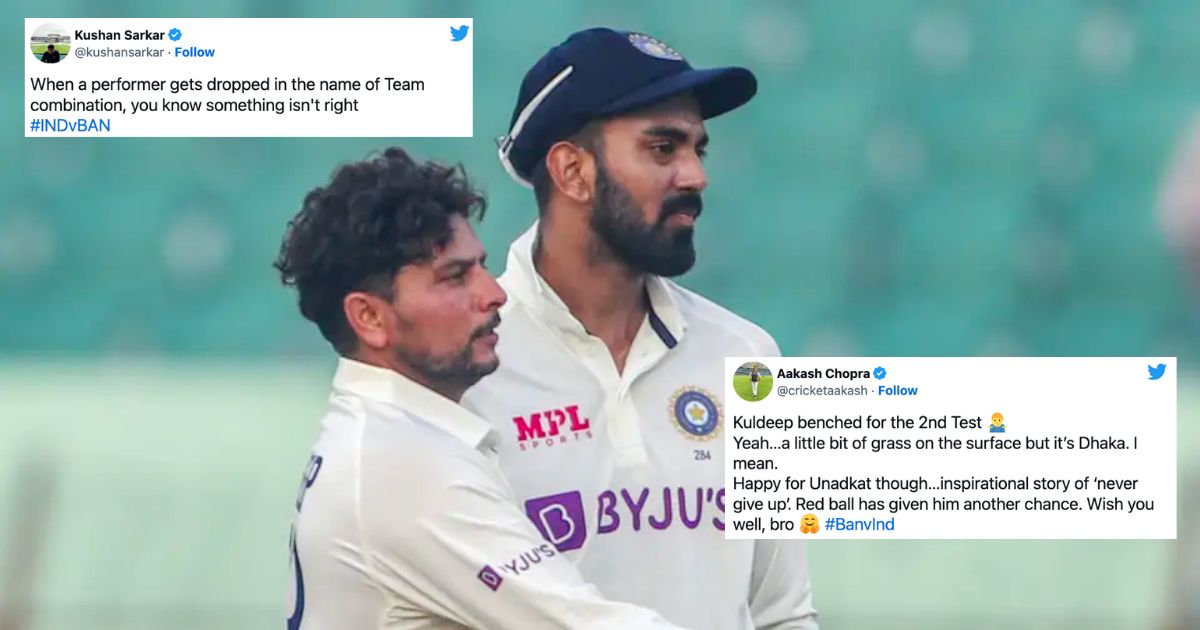 “Why Is Team Management Hell-bent On Destroying His Confidence?” – Twitter Baffled As Kuldeep Yadav Gets Dropped For IND vs BAN 2nd Test