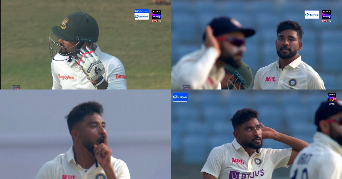 IND Vs BAN: Watch- Virat Kohli And Mohammed Siraj Tease Bangladesh ...