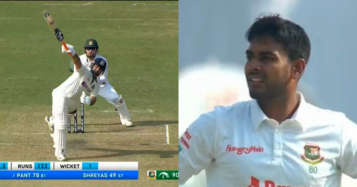 IND vs BAN: Watch- Rishabh Pant Hits A One Handed Six, Leaves Mehidy ...