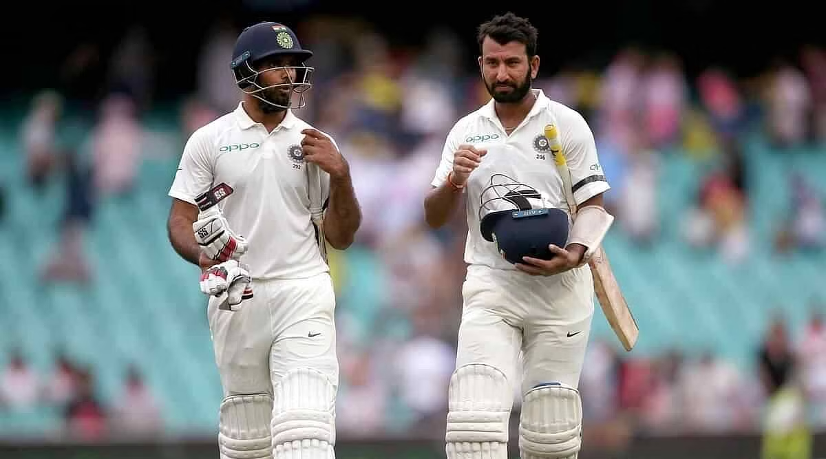 Cheteshwar Pujara and Hanuma Vihari
