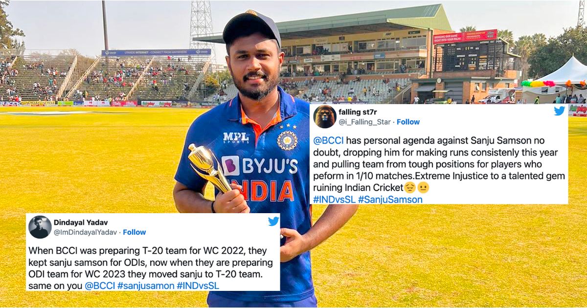 IND vs SL: "Where Is Sanju Samson"- Twitter Reacts As Wicket-keeper Batter Gets Dropped From Indian ODI Squad