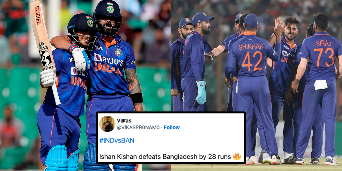 Twitter Reacts As Ishan Kishan, Virat Kohli Help India Hammer Bangladesh In 3rd ODI To Avoid Banglawash