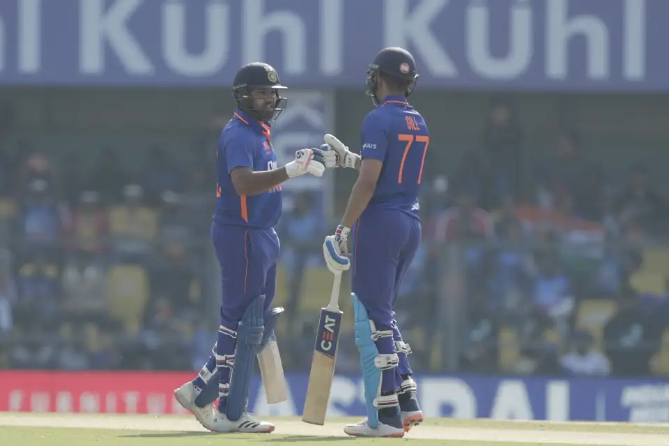 Shubman Gill and Rohit Sharma