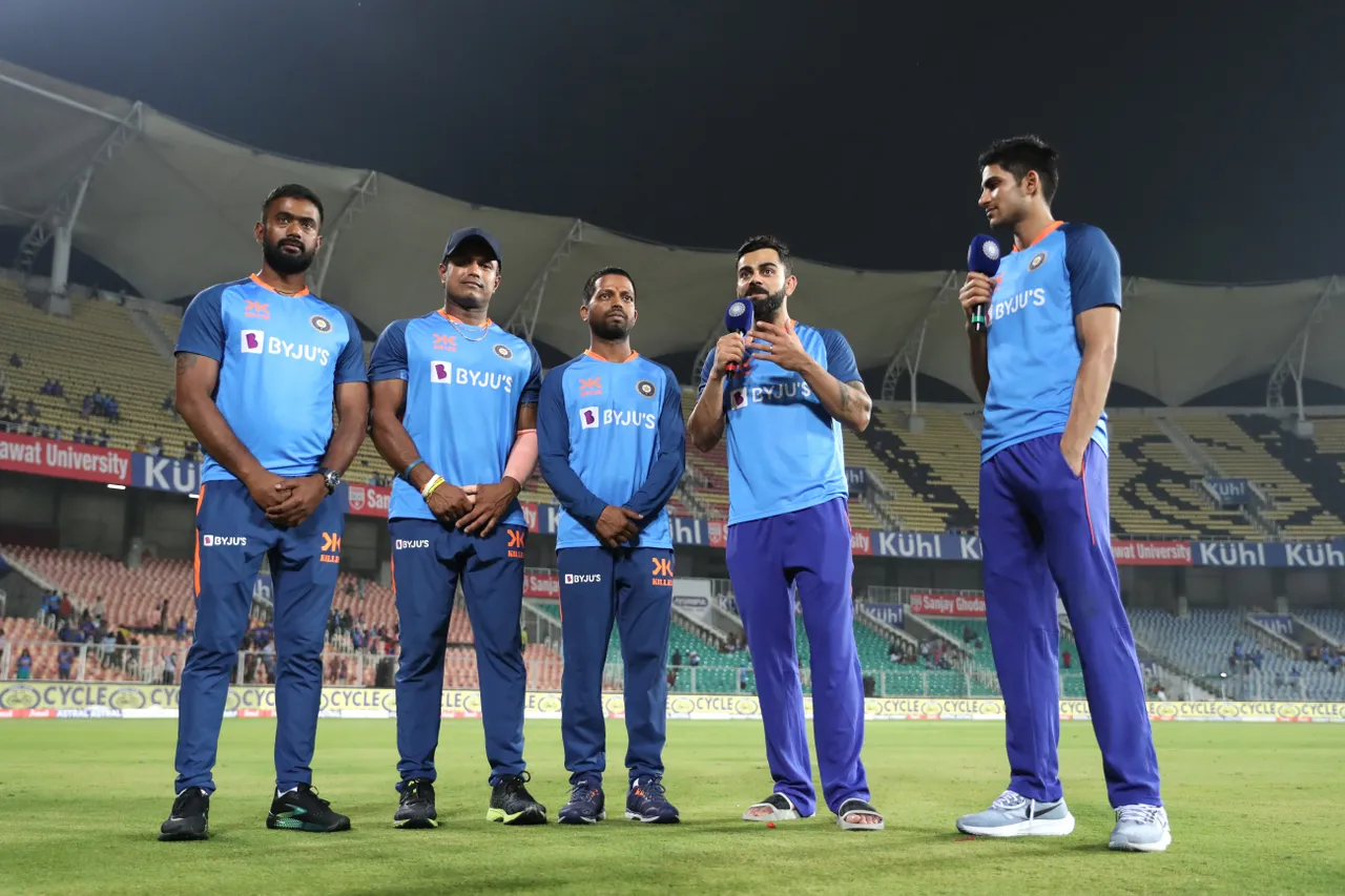 Virat Kohli-Shubman Gill Photo Credit: (BCCI)