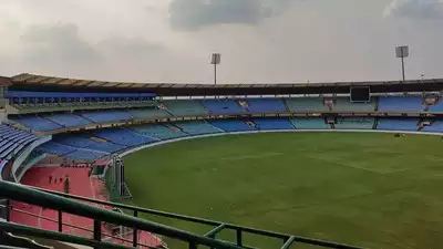 Shaheed Veer Narayan Singh International Cricket Stadium. (PC-Twitter)