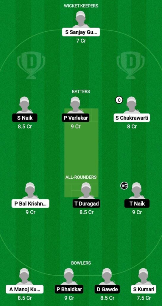 BIH-W vs GOA-W Dream11 Prediction Fantasy Cricket Tips Dream11 Team Senior Womens One Day Trophy 