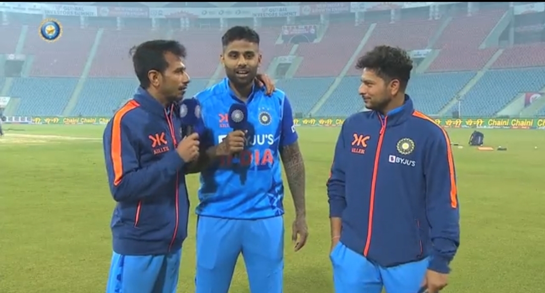 Yuzvendra Chahal, Suryakumar Yadav, Kuldeep Yadav