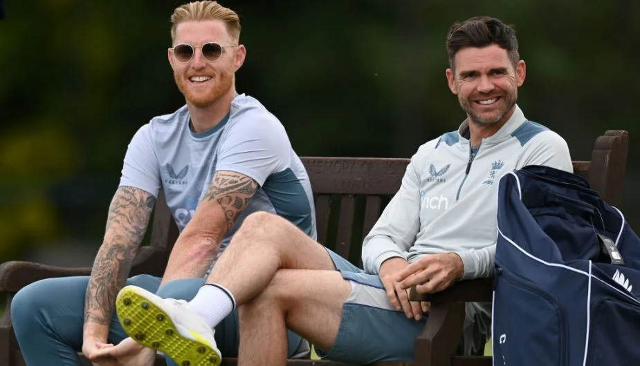 James Anderson and Ben Stokes