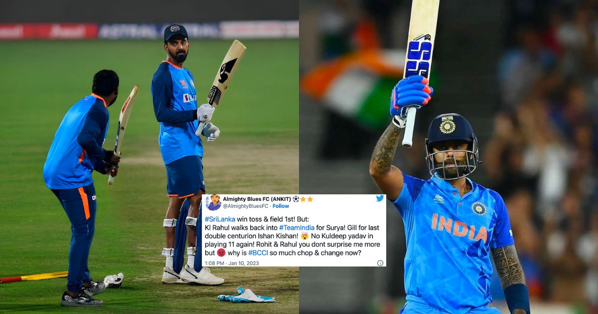 IND vs SL: "Why KL Rahul Still In Squad?": Twitter Reacts After KL Rahul Preferred Over Suryakumar Yadav In The Playing 11 Against Sri Lanka