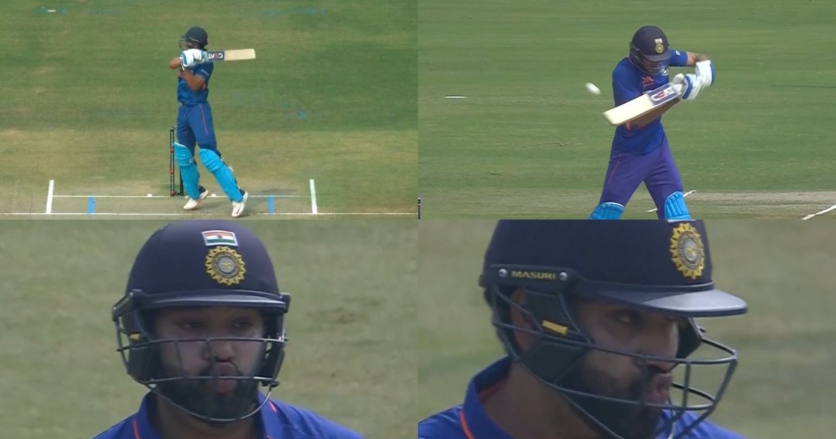 IND vs NZ: Watch- Rohit Sharma Left Stunned By Shubman Gill's Marvelous Six Over Point