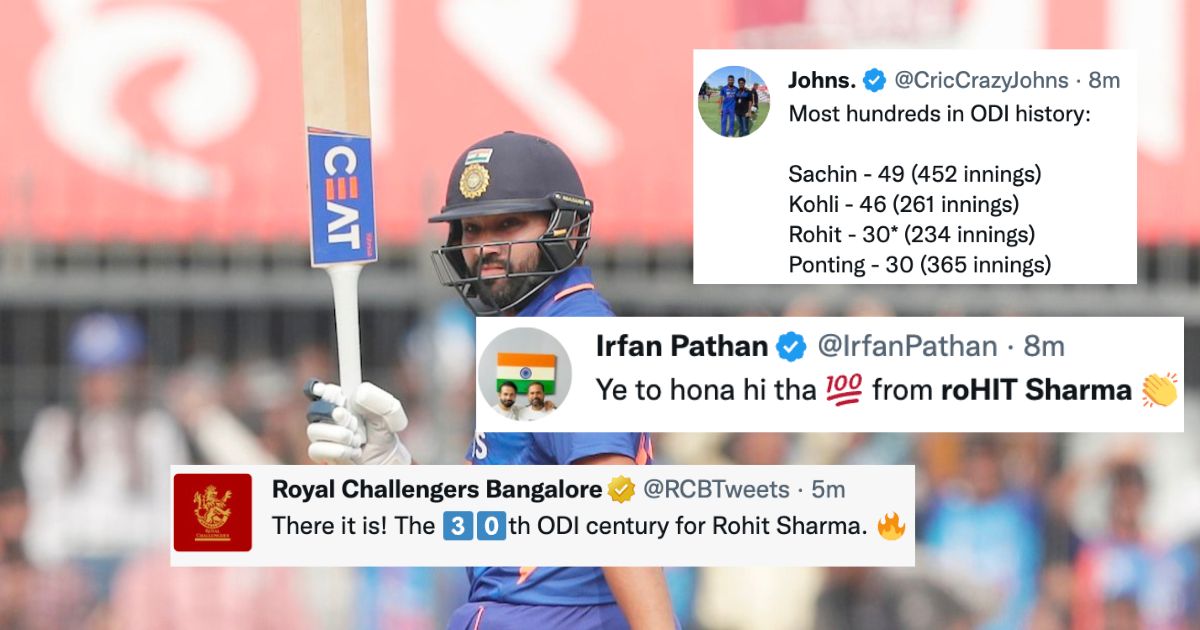 IND vs NZ: "HITMAN Is Back...."- Twitter Reacts After Rohit Sharma Smashes Century In 3rd ODI Against New Zealand
