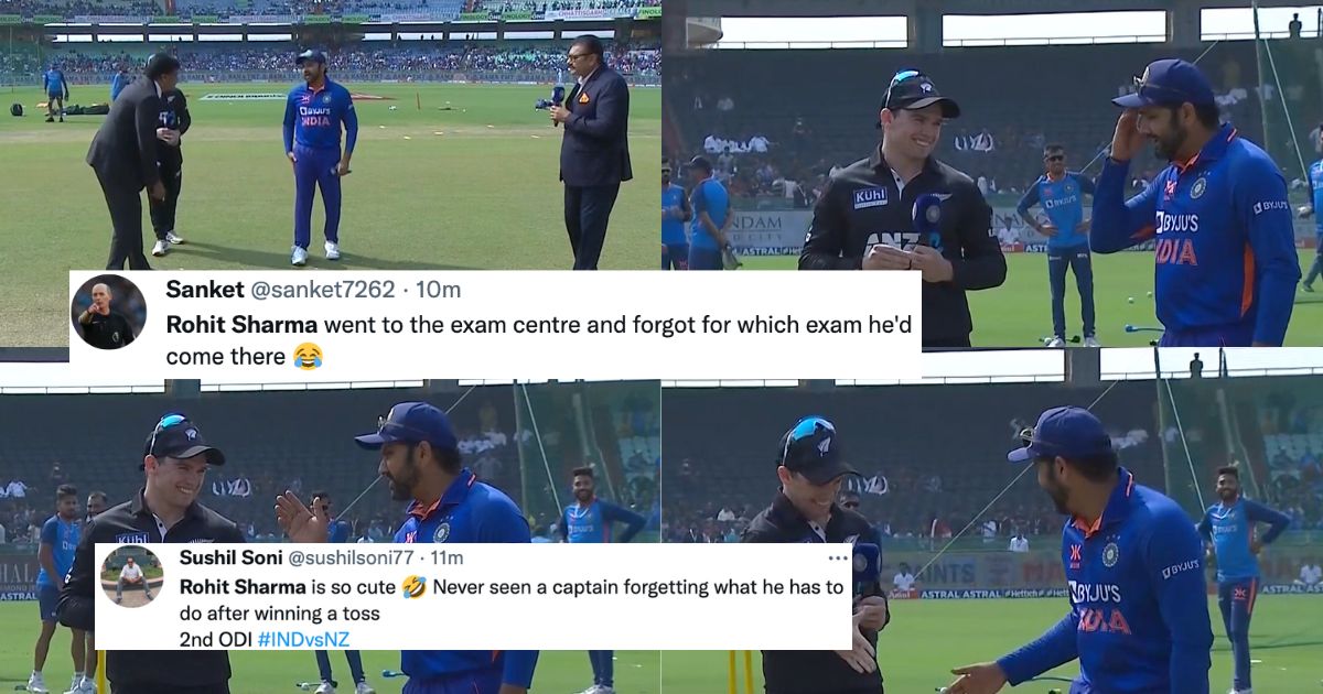 IND vs NZ: "Bhulaa"- Twitter Reacts To Rohit Sharma's Fumble At The Toss