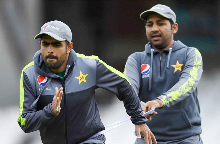Babar Azam and Sarfaraz Ahmed
