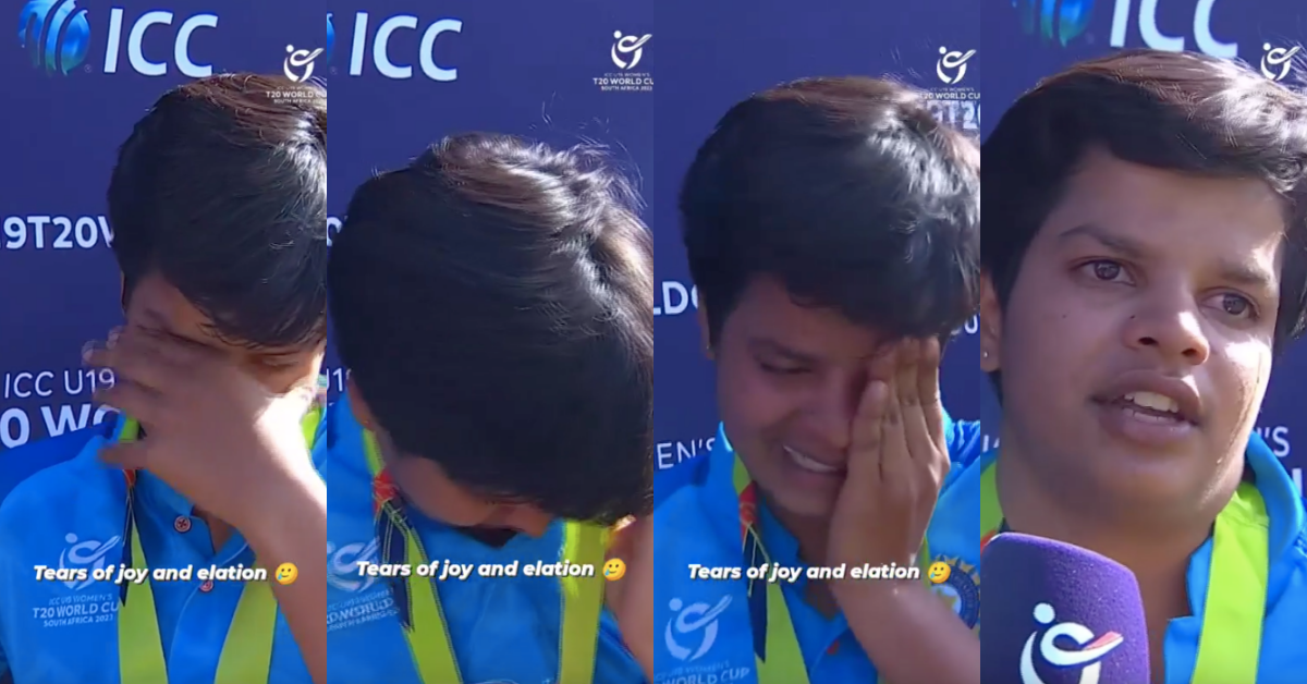 Watch: Captain Shafali Verma Breaks Into Tears Of Joy As India Win Inaugural U19 Women's T20 World Cup