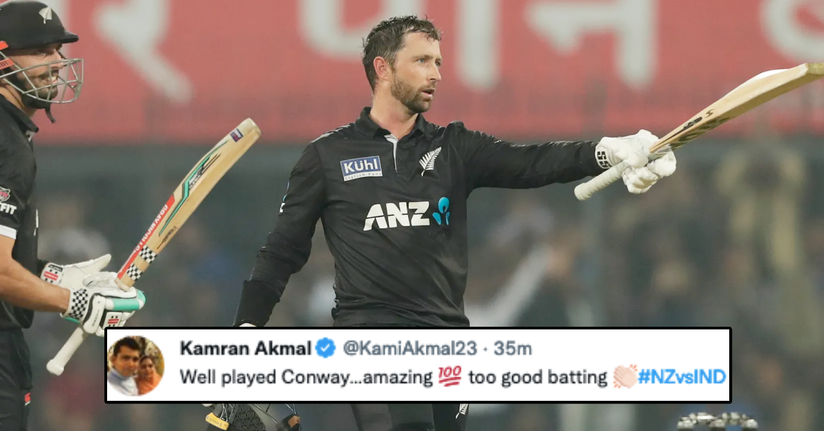 “What A Knock Under Pressure” – Twitter Hails Devon Conway As He Slams An Exceptional ODI Hundred vs India In Indore
