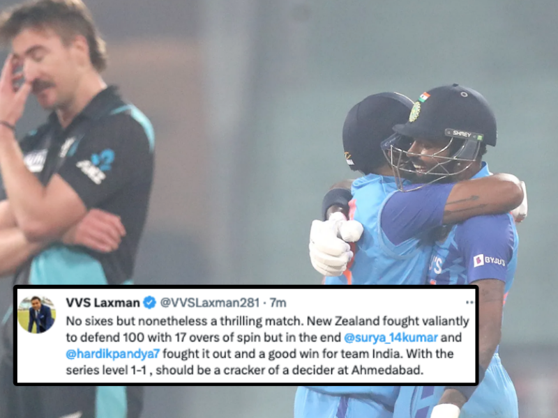 Twitter Reacts As India Register A Nervy 6-wicket Win In Low-scoring Lucknow T20I To Level The Series vs New Zealand