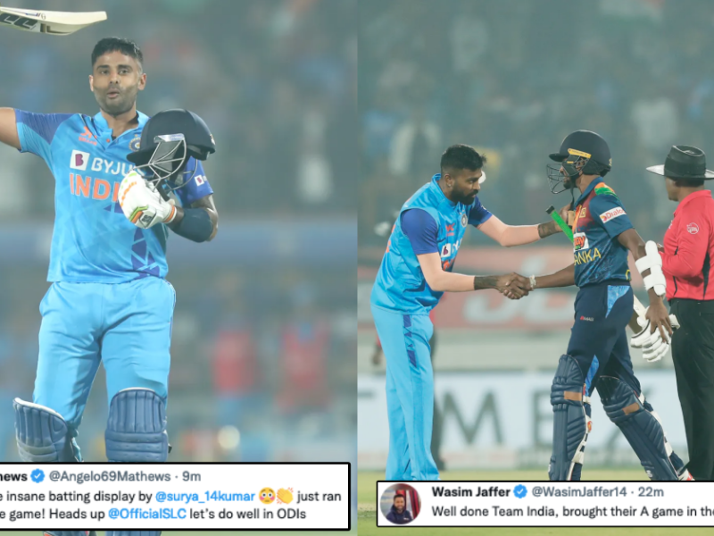 Twitter Reacts As Suryakumar Yadav's Heroics Help India Crush Sri Lanka In Rajkot T20I To Seal The Series