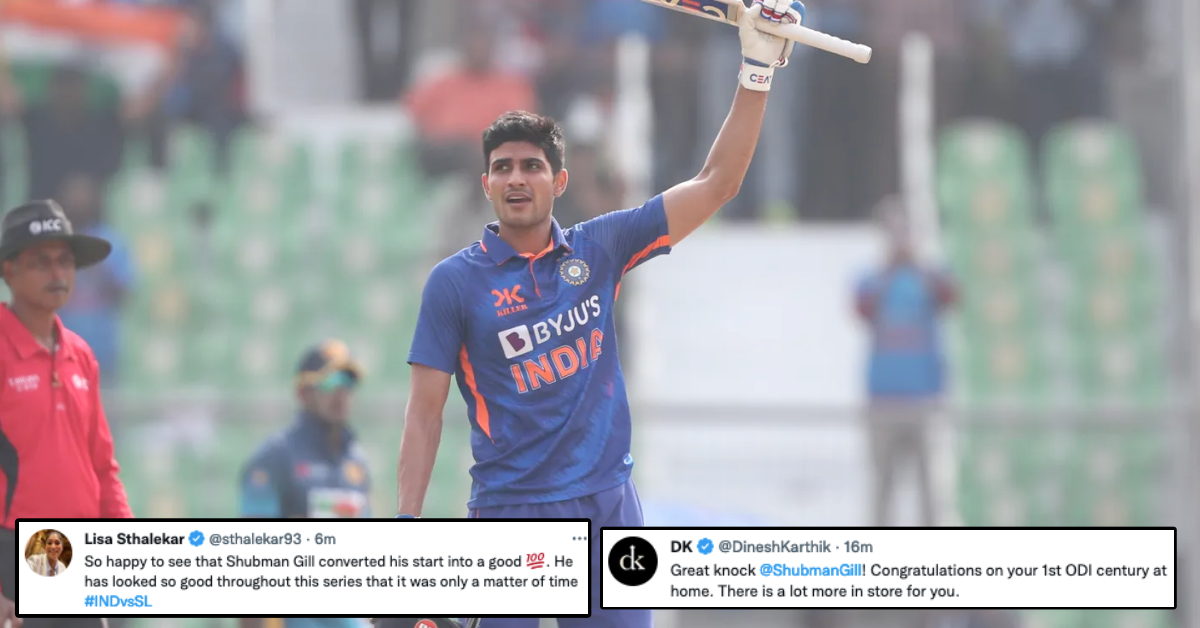 “Future Of India” – Twitter Hails Shubman Gill As He Slams His 2nd ODI Hundred In IND vs SL Thiruvananthapuram ODI