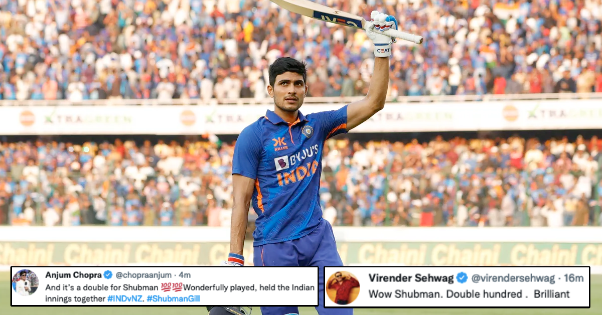 “Rohit Sharma Like Double Hundred, Virat Kohli Like Celebration” – Twitter Erupts As Shubman Gill Slams Sensational Double Ton vs New Zealand