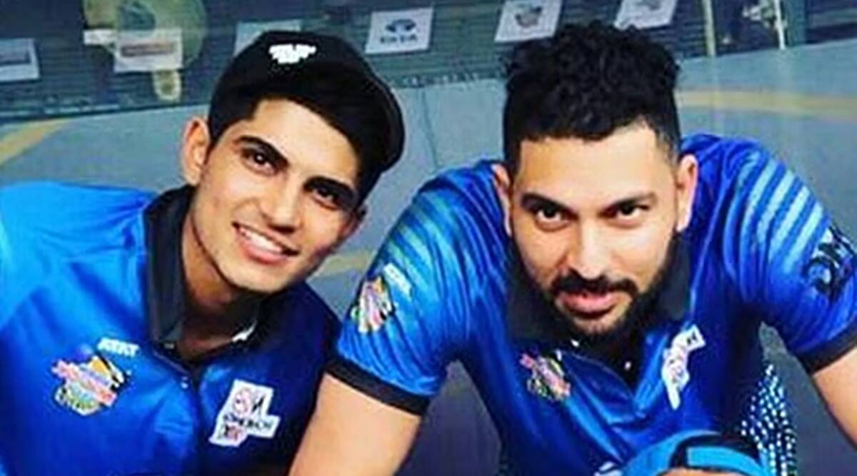Yuvraj Singh and Shubman Gill