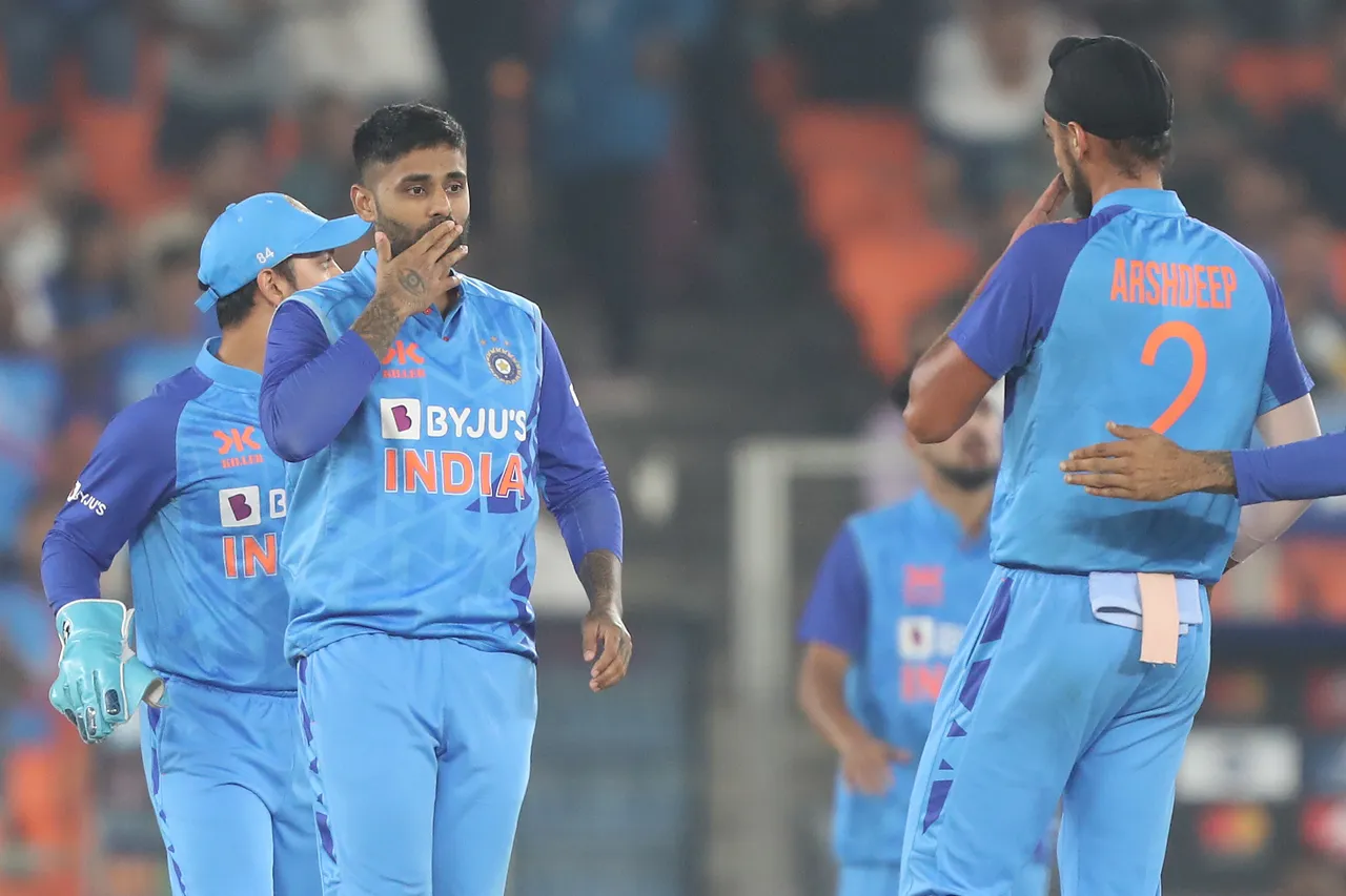 Arshdeep Singh and Suryakumar Yadav