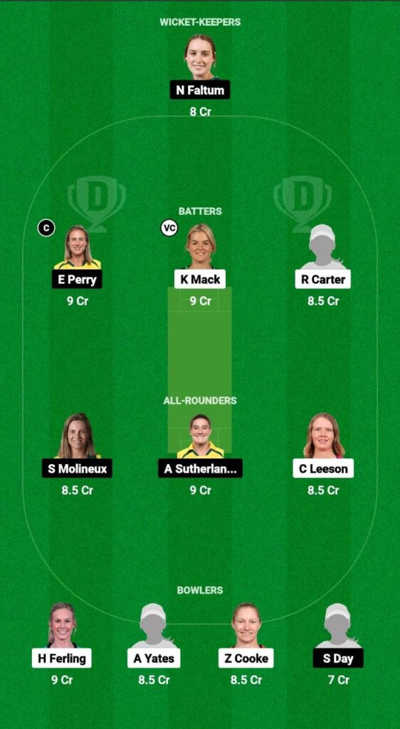 AM-W vs VCT-W Dream11 Prediction Fantasy Cricket Tips Dream11 Team Australian Women’s ODD 