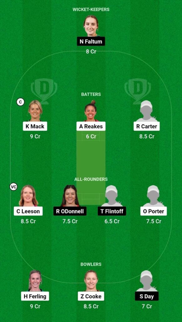 AM-W vs VCT-W Dream11 Prediction Fantasy Cricket Tips Dream11 Team Australian Women’s ODD 