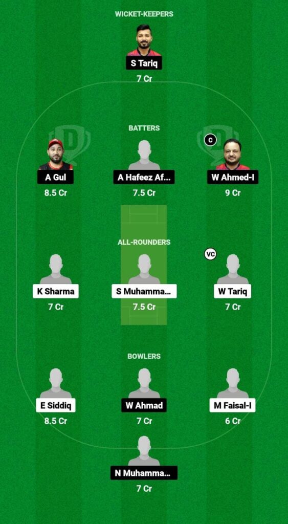 IIL vs GCC Dream11 Prediction Fantasy Cricket Tips Dream11 Team ICCA Arabian T20 League 